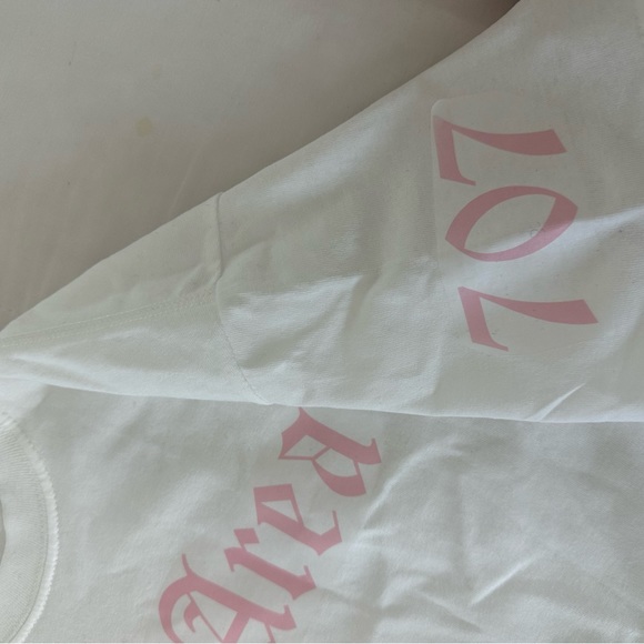 RARE bay area area code old english shirt - Picture 4 of 5